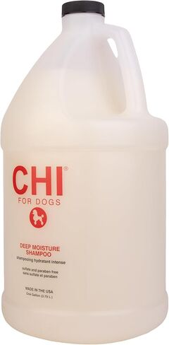 CHI for Dogs Deep Moisture Shampoo, Professional Quality Dog Grooming Formulas, Gallon (128 fl oz) Size in Saudi Arabia
