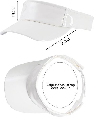 Marrywindix 1 Piece of Sport Wear Athletic Visor Sun Sports Visor Hat Laser Visor Adjustable Cap for Women and Men (One Size) in Kuwait
