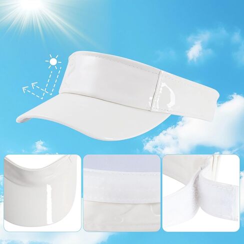 Marrywindix 1 Piece of Sport Wear Athletic Visor Sun Sports Visor Hat Laser Visor Adjustable Cap for Women and Men (One Size) in Kuwait