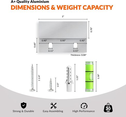 French Cleat Mirror Hanger Kit 2 inch 2 Pairs 30 lb Z Hanging Heavy Picture Mirror Frame Wall Mounting Bracket Hardware Duty Clips Hangers Brackets Mount Cleat Cabinet Shelf Hooks Art Board Canvas in Saudi Arabia