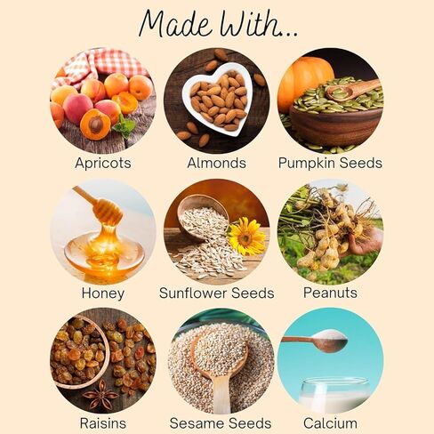 Exotic Nutrition Beneficial Blocks (10 oz.) - Healthy & Unique Supplemental Food with Nuts & Seeds for Squirrels in Kuwait