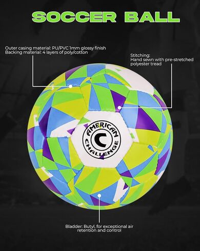 American Challenge Tempo Soccer Ball in Kuwait