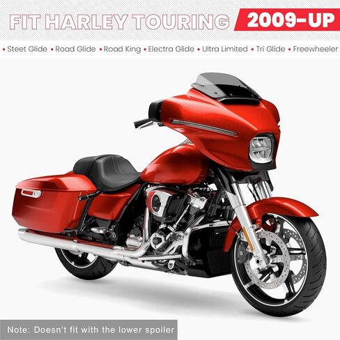 97-08 Rear Saddle Bag Guard Crash Bar Tip Over Bar Compatible with Harley Davidson Touring Street Glide Road Glide Road King Ultra Limited Electra Glide in Saudi Arabia