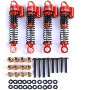 RCAWD RC Shocks for Hobby Plus CR-18P Rock Van,Trail Hunter, T-Hunter Upgrades, Aluminum Front Rear RC Shocks Damper Parts for #240071#240012 Blue in Kuwait