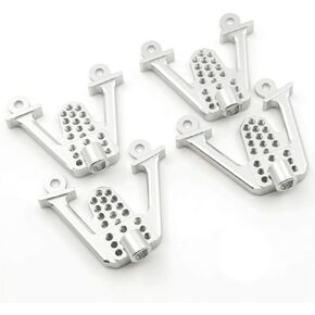 4pcs الأطواق الصدمة الأمامية والخلفية الأطواق الأطواق التركيز على الأجزاء المحورية SCX10 1/10 Scale Crawlers Truck Car (Black) in Kuwait