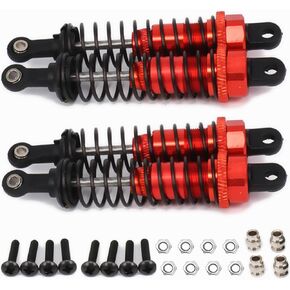 4 PCS زيت الألومنيوم قابل للتعديل 70 مم مثبط امتصاص الصدمات لسيارة RC 1/16 HSP HIP LOSI TRACK TRACK APPGY PRATIONS (NAVY Blue)