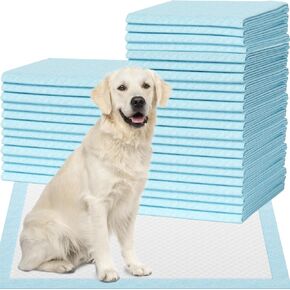IMMCUTE Puppy Pads 30x28 Inches, 30 Count- Extra Large Super Absorbent Puppy Training Pads with Double Leak-Proof Layer | Thick Disposable Potty Pads for Dogs, Puppies & Pets | Odor Control, Quick Dry