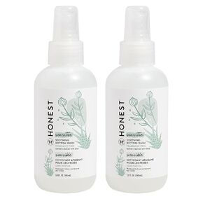 The Honest Company Soothing Baby Bottom Wash | Gently Cleanses + Refreshes | Naturally Derived, Non-Irritating, Made with Aloe | 5 fl oz
