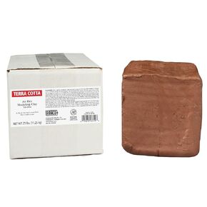Amaco AMA46319S Air Dry Clay ، Terra Cotta ، 25 رطلاً.