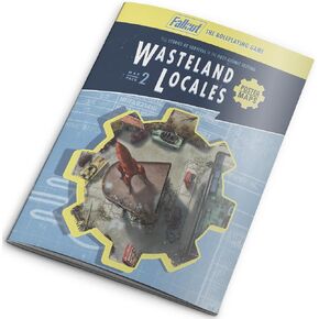 Modiphius Entertainment: Fallout: The Roleplaying Game - Map Pack 2: Wasteland Lockes - 32 Page RPG Book و 4 خرائط بحجم الملصقات على الوجهين ، Tabletop