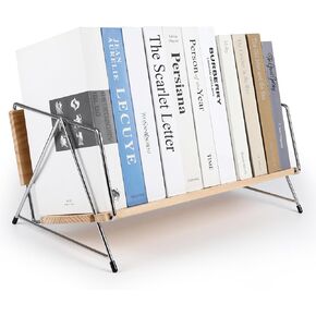 Wood Desktop Reshelff ، Tabletop Book Organizer Rack in Room/Home/Offic