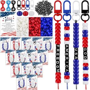 Ferreve 60 Set Earth Day Crafts Diy Keychains Earth Day Antives For Kids Bealth Party Party Gifts Keychain Making Kit with Letter Beads