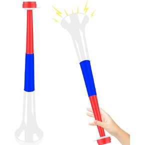 Independence Day 24 Inch Collapsible Horn Vuvuzela Trumpet Horn Blow Horns for 4th of July Independence Day Supplies