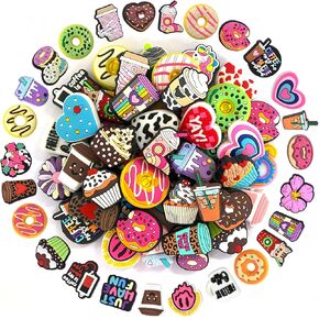 AryiHitt 50 Pcs Silicone Focal Beads Bulk for Pen Keychains Making Bracelet Necklace DIY（School）