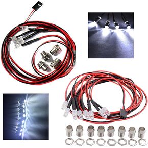 8LELSS LED LED LID LIDE HEARDS ALCESSOIRIES و 4 LED LED LED LID LIDENCEDS ALICHORSION