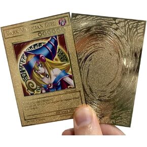 بطاقة الساحرة الداكنة الذهب المعدنية yugioh