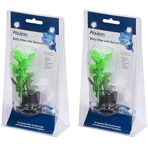 Aqueon Betta Filters Natural Plant One Size (Pack of 2)