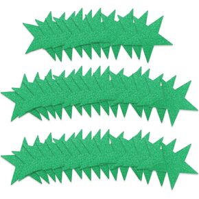 50 PCS Clitter Star Cletouts ، Glitter Stars Paper 6 Inh Star Cletouts for Bulletin Board Shiny Green Star Coutouts Propeasile Paper Star Decorations for Classroom Wall Party Decoration Supply