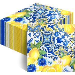 Avezano 100 PCS Capri Lemon Bridal Shower Feldal