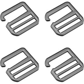 4pcs زنك سبيكة g hook حزام مشبك 1.2 بوصة معرف حزام حزام الزنك سبيكة g ربط حزام حزام للأكياس قابلة للتعديل