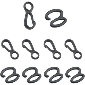 10pcs تعديل حزام البلاستيك ربط ربط حزام التعرج خطاف ربط المفتاح خسارة خسارة الخسارة