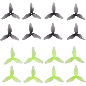 Gemfan Hurricane 2023S 3-Blade Props Single Holes for 1105 5500kv Brushless Motor RC Drone FPV Racing Toothpick 16pcs 8CW 8CCW