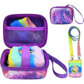 تغطية السيليكون وحالة حمل صعبة لـ Bitzee Magicals Toy Toy Toy Digital Pet and Cover Case ، هدايا لعشاق الحيوانات الأليفة الافتراضية/الفتيات والفتيان ، والسفر ، والملحقات ، (Multicolour)