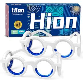 Motion Sickness Glasses, Car Sickness Glasses,Relieve Carsickness Airsickness Seasickness Glasses,Anti Nausea Vertigo Glasses, No Lens Liquid Glasses for Adults or Kids(Only 1 Glasses-by-2)