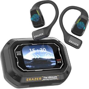 ERAZER XP6 ترجمة لغة أذن ، 135 لغة في الوقت الحقيقي لعلاج أذن المترجم AI ، و 3 في 1 ترجمة سماعات الأذن مع Bluetooth والتطبيق ، جهاز ترجمة ثنائية الاتجاه لتعلم أعمال السفر