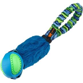 tug-e-nuff Pocketball Fauxtastic | لعبة الشد الحجم جيب | لعبة بونجي دائمة لعبة الكلاب | مثالي لتدريب الكلاب التفاعلية والكلاب من جميع الأعمار | مصنوع من فراء فو متين