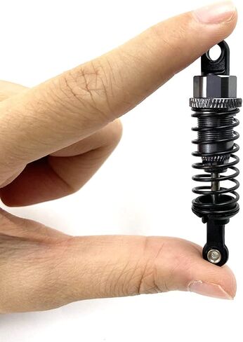 4 pcs Aluminum Oil adjustable 70mm shock absorber damper for rc car 1/16 Hsp hip losi buggy truck hop-up upgrade parts (Navy Blue) in Kuwait