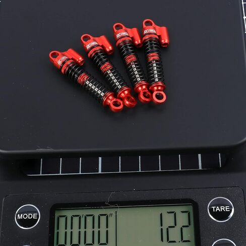 RCAWD RC Shocks for Hobby Plus CR-18P Rock Van,Trail Hunter, T-Hunter Upgrades, Aluminum Front Rear RC Shocks Damper Parts for #240071#240012 Blue in Kuwait