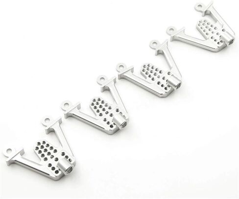 4PCS Aluminum Front & Rear Shock Tower Hoops Bracket Mount Upgrade Parts for Axial SCX10 1/10 Scale Crawlers Truck Car (Black) in Kuwait