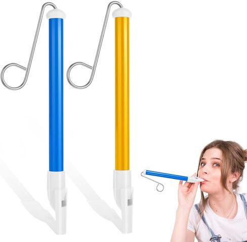2PCS Slide Whistle For Adults Whistles Musical Instrument Plastic Sliding Whistles For Speech And Oral Muscle Training 9.45 In Flute Instrument Train Whistle Games Party Musical Props in Saudi Arabia