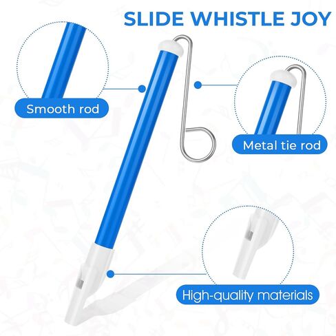 2PCS Slide Whistle For Adults Whistles Musical Instrument Plastic Sliding Whistles For Speech And Oral Muscle Training 9.45 In Flute Instrument Train Whistle Games Party Musical Props in Saudi Arabia