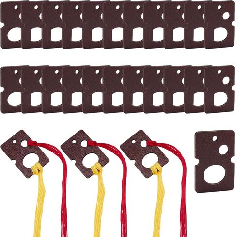PH PandaHall 30PCS Wood Floss Organizer Winding Board Wood Embroidery Floss Organizer Embroidery Thread Bobbins Cross Stitch Thread Organizer for DIY Sewing Supplies Thread Organization Rectangle in Saudi Arabia