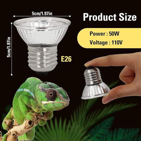 4 Pack UVA Infrared Reptile Heat Bulbs,Turtle Heat Lamp for Reptile and Amphibian Tanks,Terrariums and Cages,Night Red Heat Lamp Bulbs for Chickens Coop Brooder (RED Light, 50W) in Saudi Arabia