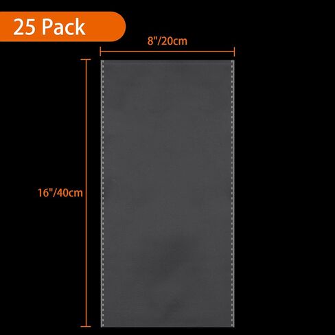 Awpeye Cellophane Bags 25 Pack, Cellophane Gift Bags, Cellophane Wide Clear Bags For Mugs, Wine Bottles And Small Baskets 2 Mil Thick in Saudi Arabia