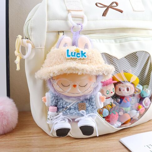 17 cm Labubu Doll Clothes Labubu Clothes for Doll Clothes Sets for Labubu Cute Labubu Clothing Boy Chic Style Set Original Labubu Accessories Blue Bottle Set in Saudi Arabia
