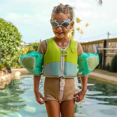 Mini Swim Goggles | Melody the Mermaid Neon Strawberry in Kuwait