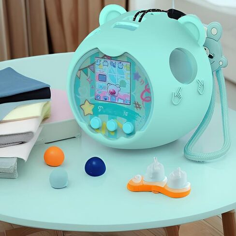 Silicone Cover Case for Punirunes Interactive Digital Toy, Protective Skin Sleeve for Punirunes Digital Pet Toys Squishy Characters Electronic Pets Accessories (Pink Case) in Kuwait