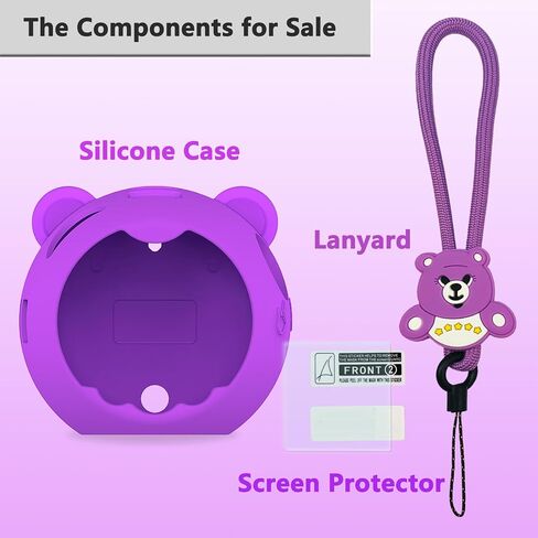 Silicone Cover Case for Punirunes Interactive Digital Toy, Protective Skin Sleeve for Punirunes Digital Pet Toys Squishy Characters Electronic Pets Accessories (Pink Case) in Kuwait