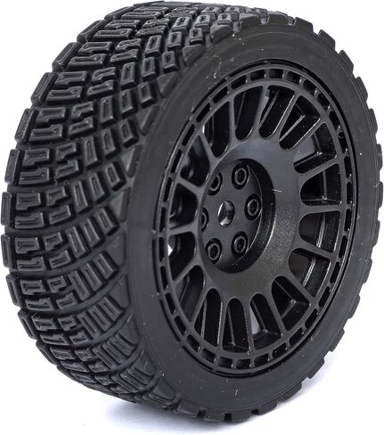 4PCS 1/10 RC Car Plastic Wheel and 66mm Tires with Foam Inserts Replacement Part for 1:10 RC On Road Car 1:16 RC Rally Car in Saudi Arabia