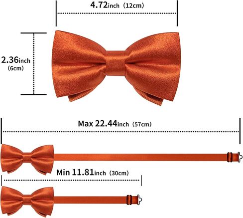 DiBanGu Mens Purple Satin Bowties Woven Ajustable Bow Tie Solid Color Pre Tie Bow Tie Handkerchief Set in Saudi Arabia