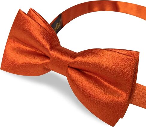 DiBanGu Mens Purple Satin Bowties Woven Ajustable Bow Tie Solid Color Pre Tie Bow Tie Handkerchief Set in Saudi Arabia