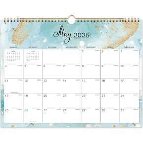2025-2027 Wall Calendar - 2 Year Wall Calendar 2025-2027 from Jul. 2025 to Jun. 2027, 24 Months Calendar with Blank Blocks and Julian Dates, 14.5" x 11.5"
