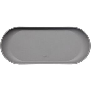 Fenice Living Leahter Round Round Treshing Jewelry Storage Storage Storage Rescore Tracher White (أصفر)