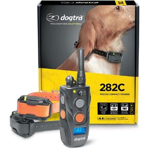 Dogtra 282C مقاوم للماء 127 مستوى خطاب دقيق LCD شاشة 1/2 ميل 2-DEGال التدريب عن بُعد الكلاب الإلكترونية