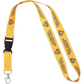 Desert Cactus West Chester University Lanyard WCUPA Golden Rams Car Keys ID Badge Holder Keychain Detachable Breakaway Snap Buckle (Yellow)