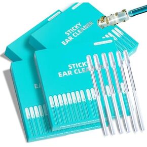Ear Wax Removal Tools,48 Pack Ear Cleaning Tool, Reusable Ear Stick for Kids and Adults